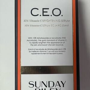 Sunday Riley CEO vitamin C